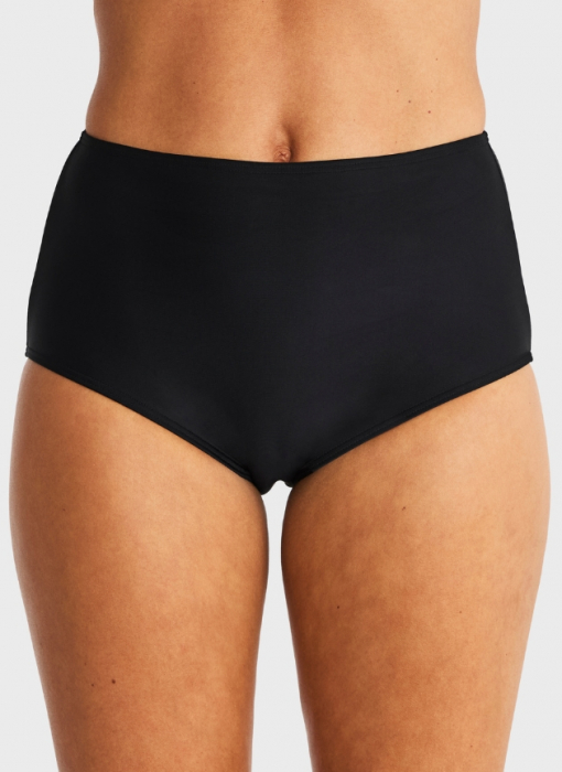 Portofino Bikinitrosa med hög midja, Svart i gruppen Badkläder hos Underwear Sweden AB (200163-9000)